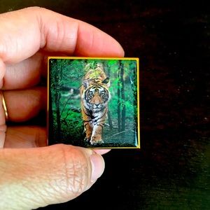 Chantecaille Luminescent Eye Shade in Tiger (regal emerald)